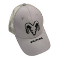 Logo Gray Mesh Hat Cap for Dodge Ram (2002–2008)