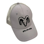 Logo Gray Mesh Hat Cap for Dodge Ram (2002–2008)