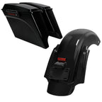 Rear Fender 5" Saddlebags & 6X9" Speaker Lids for Harley Electra Glide (2009–2013)