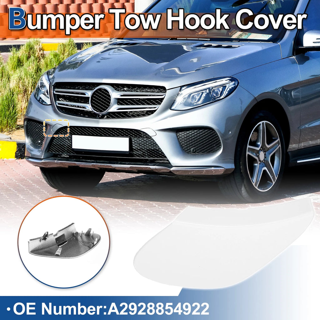 Tow Hook Cover for Mercedes-Benz GLE W166 (2016–2019) No.A2928854922 White