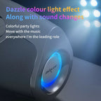 Bluetooth Portable Rechargeable Speaker with Microphone for Karaoke