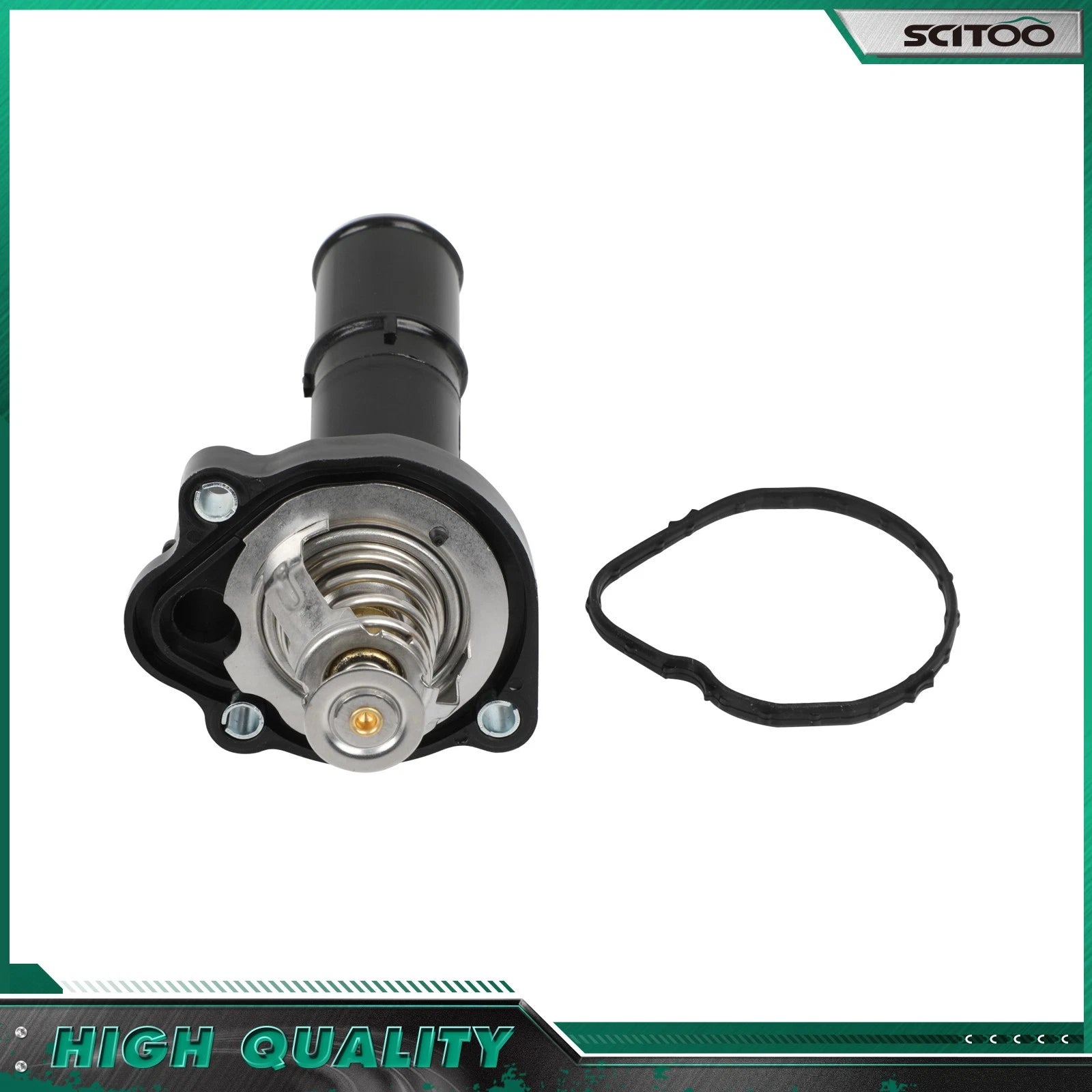 2X Thermostat with Housing Assembly for Ford Focus 2.0L (2012–2018)