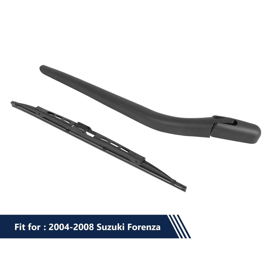 Set of 2 Rear Windshield Wiper Blade Arms for Suzuki Forenza (2004–2008) 14 Inch