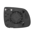 Left Side Heated White Mirror Glass for Audi Q7 (2009–2014)