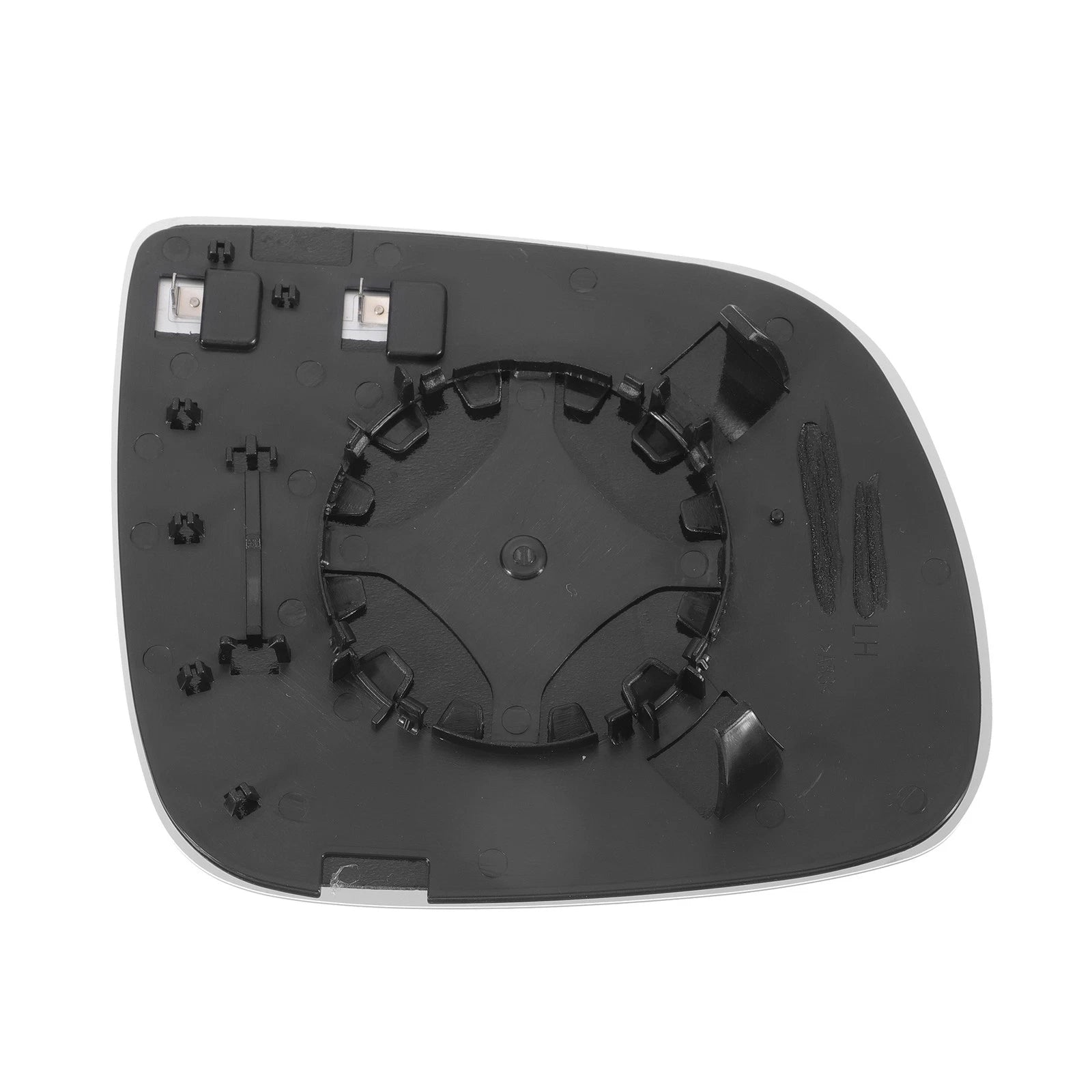 Left Side Heated White Mirror Glass for Audi Q7 (2009–2014)