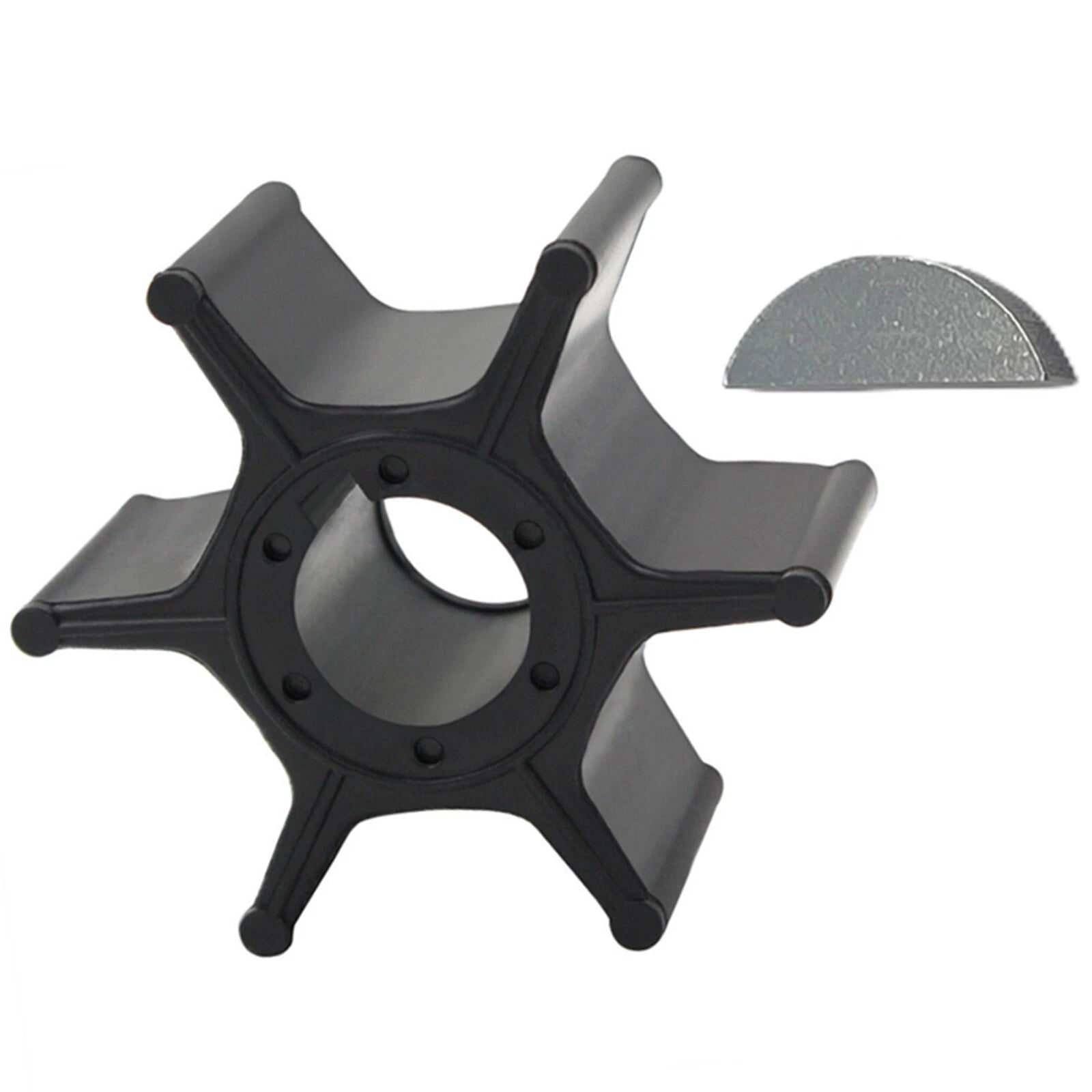 Water Pump Impeller with Key for Suzuki 2-Stroke 8HP 9.9HP (DT8C DT9)