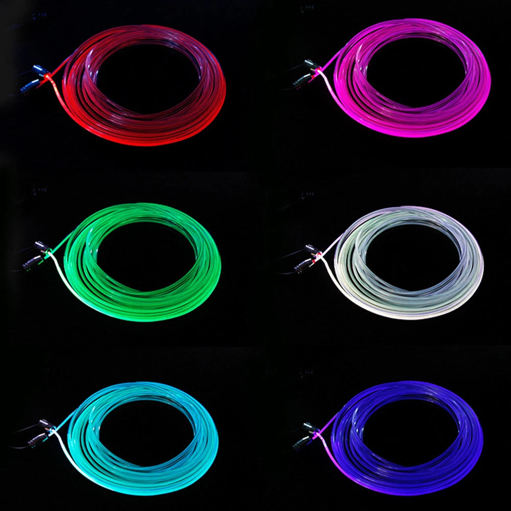 RGB Multi-Color LED Interior Strips for Car (Bluetooth Control)
