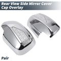 Pair Rearview Mirror Cover Overlay Chrome for Lexus RX330 RX300 (2003)