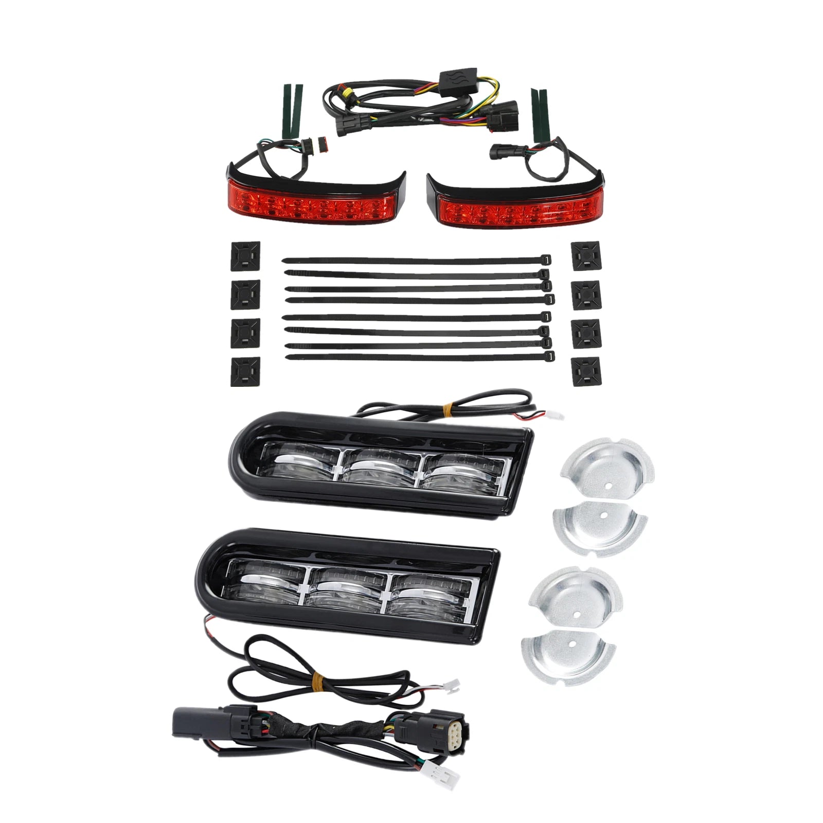 Saddlebag LED Insert Support & Brake Turn Light for Harley Touring (2014–2025)