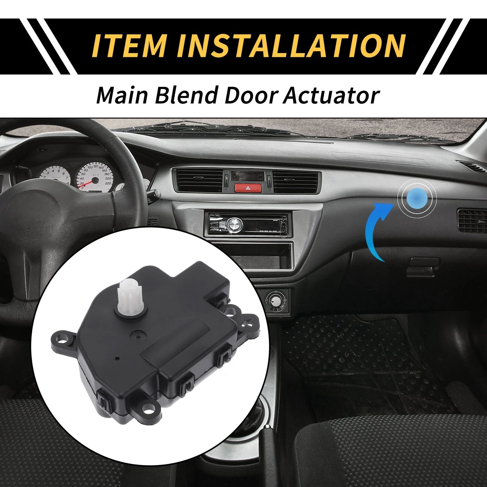 HVAC Air Door Actuator for Infiniti QX56 (2004–2010) No. 604970/27743ZP00A