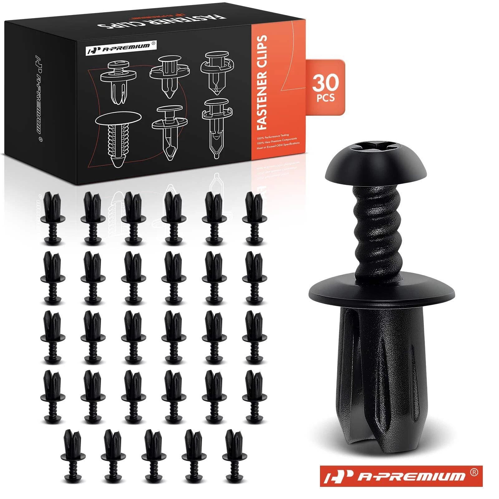 30Pcs Nylon Upper Cover Spoiler Retainer Clips for BMW Mini Cooper (2002–2023)