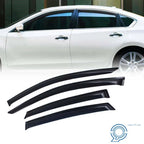 Set of 4 Window Visors for Nissan Altima (2013–2018) ABS Smoke Tint