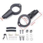 Turn Signal Relocation Kit for Harley FXD Dyna (2008–2017) Flat Black
