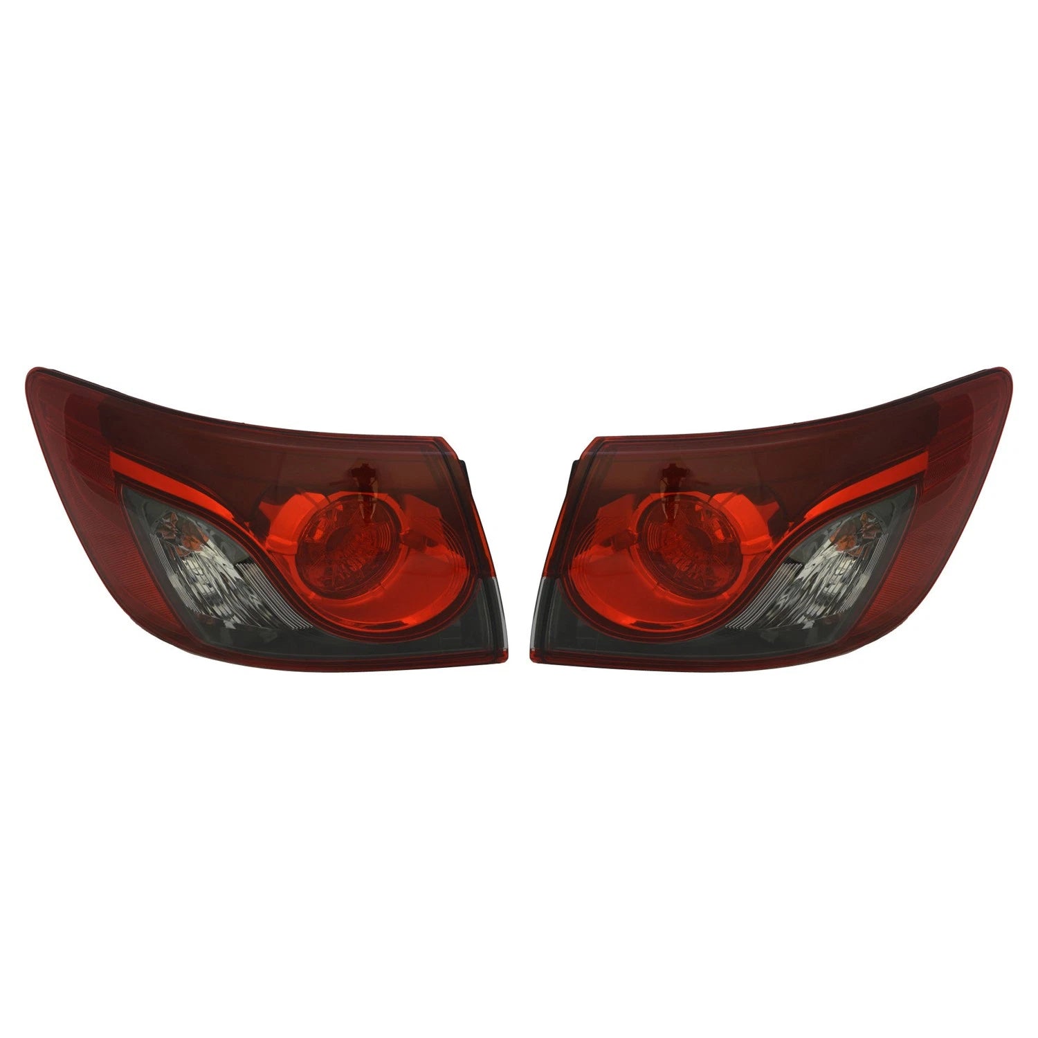 Set of 2 TYC Outer Tail Light Lamp Assembly for Mazda CX-9 (2007–2015)