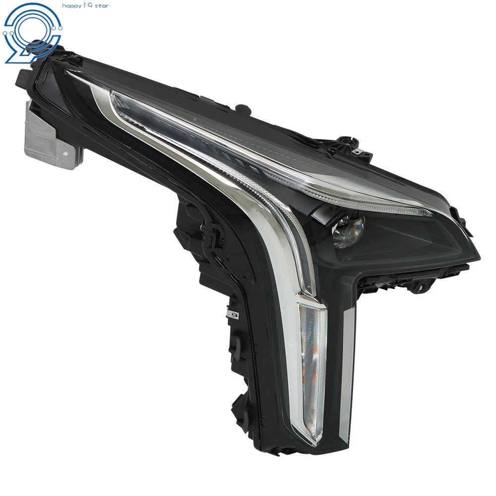 Right Headlight for Cadillac XT4 (2019-2021) Halogen with DRL Chrome Housing