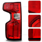 Pair LED Tail Lights for Chevy Silverado 1500 (2019–2026)