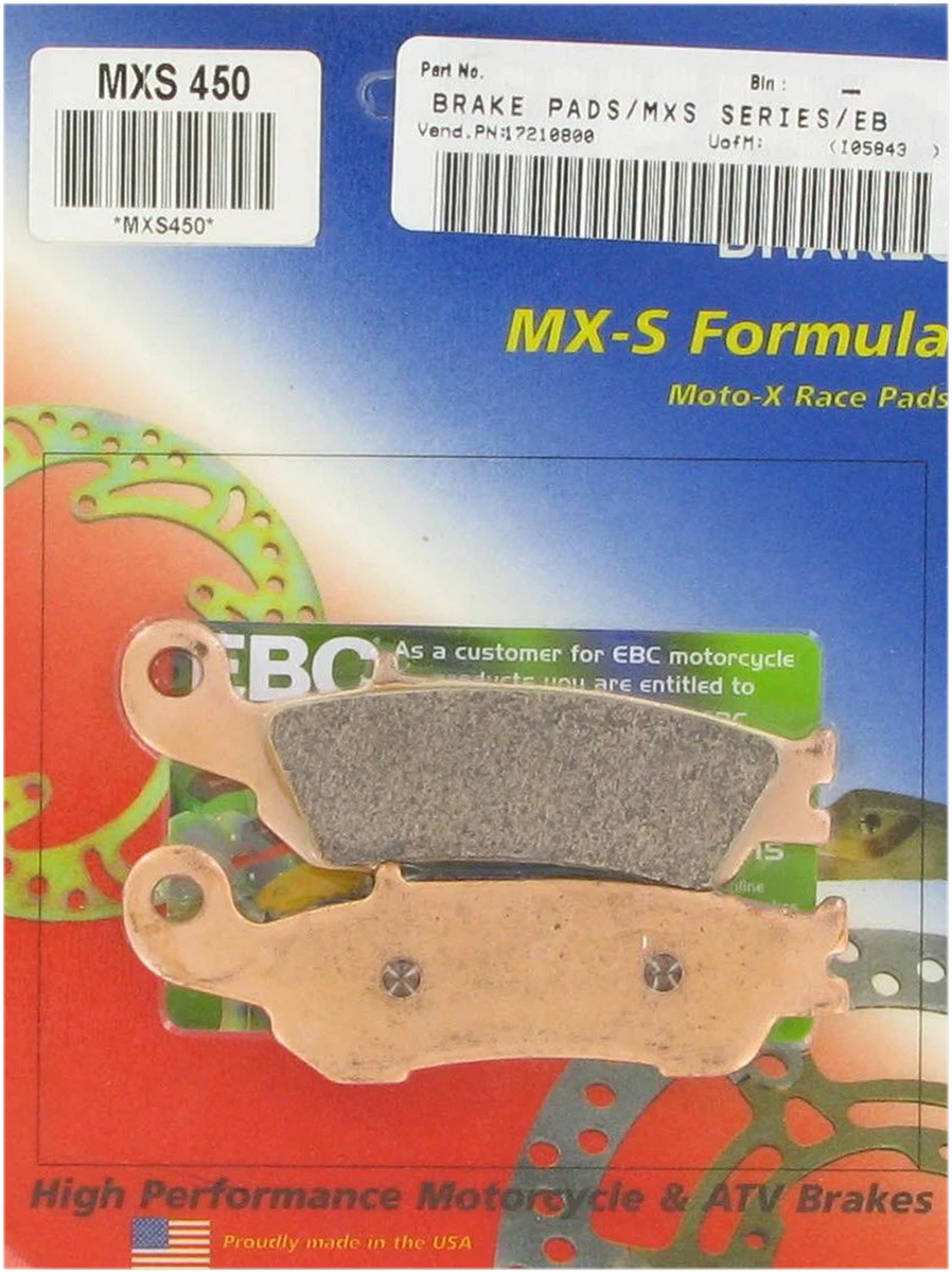 EBC MXS Brake Pads for - MXS450