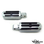 Custom Groove Gear Skull Footpegs for Yamaha Road Star Warrior (2002–2009)
