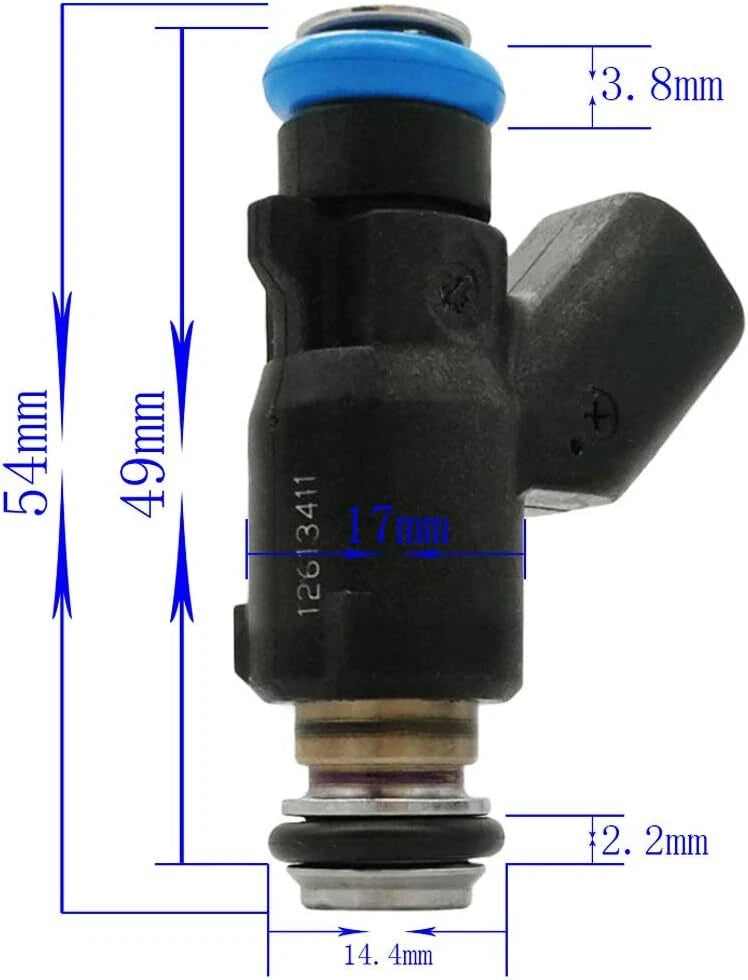 8PCS Fuel Injector for GMC Sierra Chevrolet V8 4.8L 5.3L 6.0L (2010–2013) 12613411