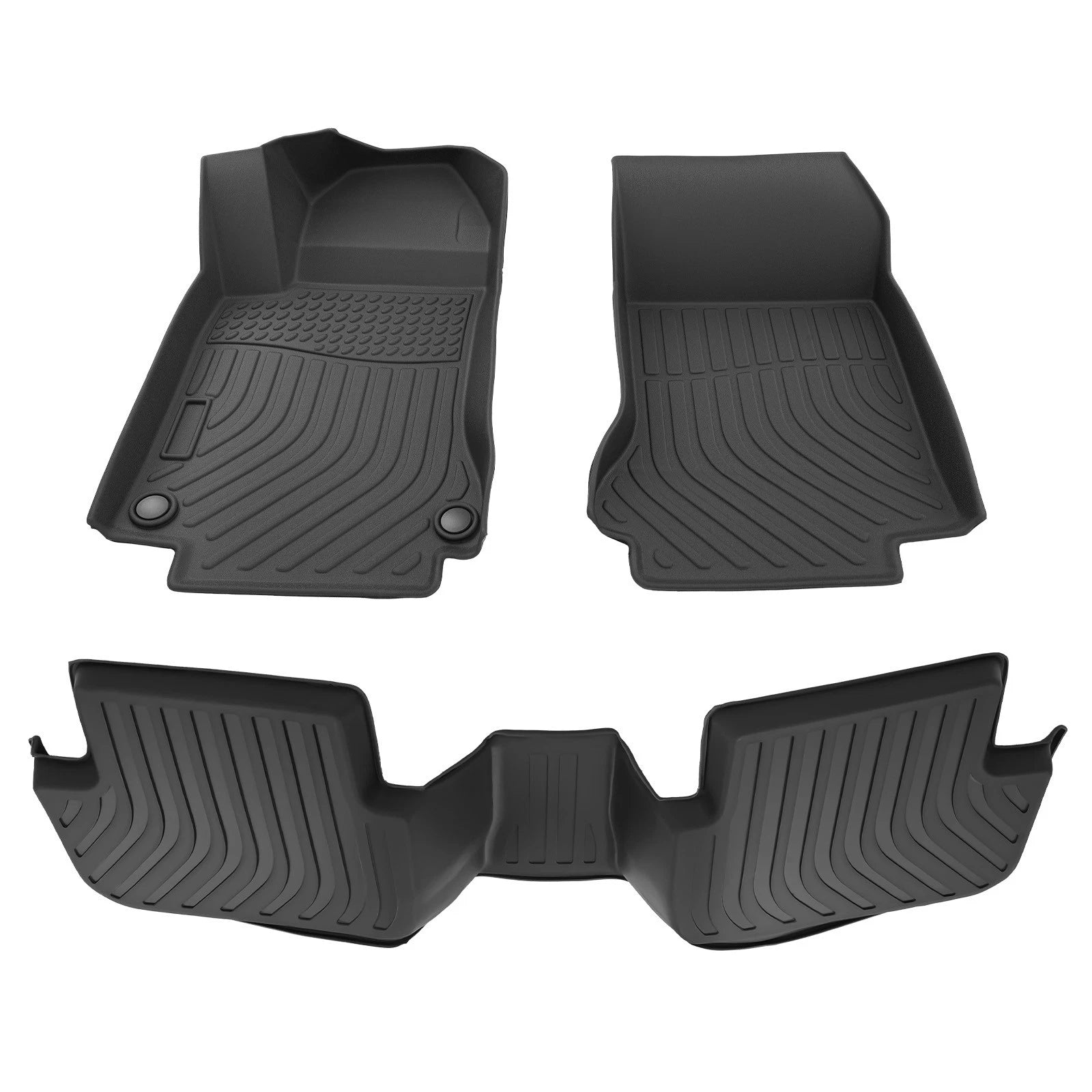 Set of 4 Black TPE Floor Mats for Mercedes-Benz CLA GLA (2014–2020)