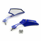 Rear View Mirrors 8mm 10mm for Motorcycle Chopper Cruiser Dirt Bike (T9)