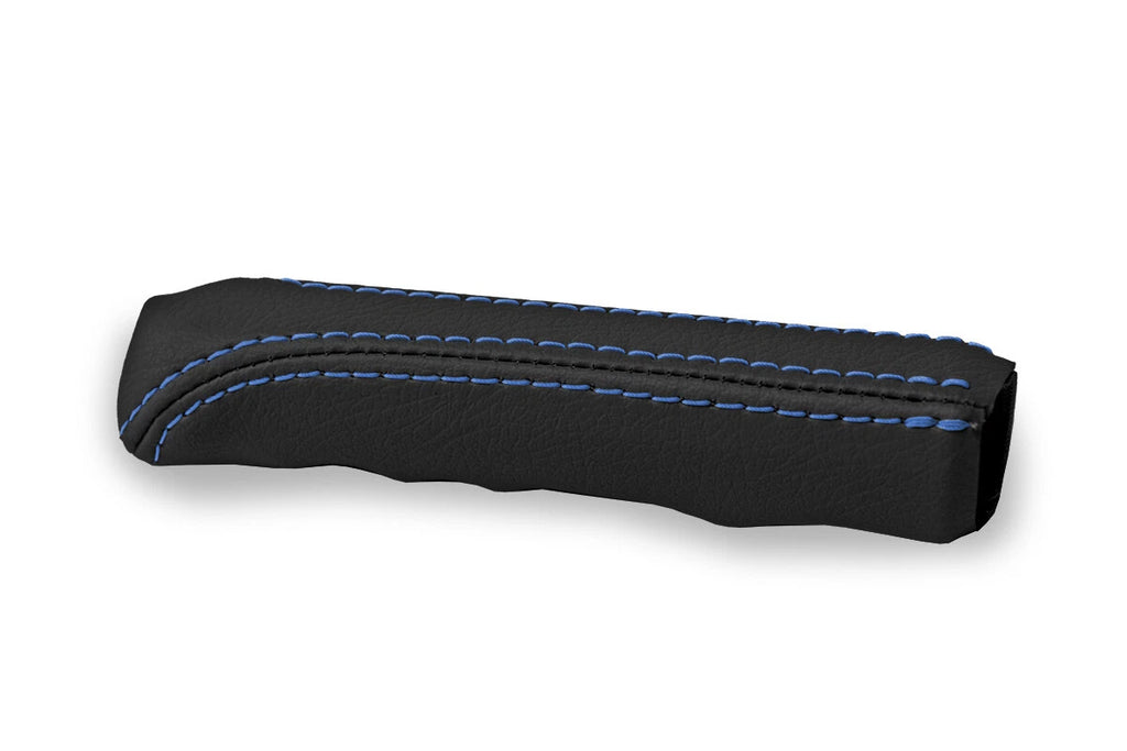 Leather E Brake Boot Cover for BMW E30 (1984–1991) Black Blue Stitch