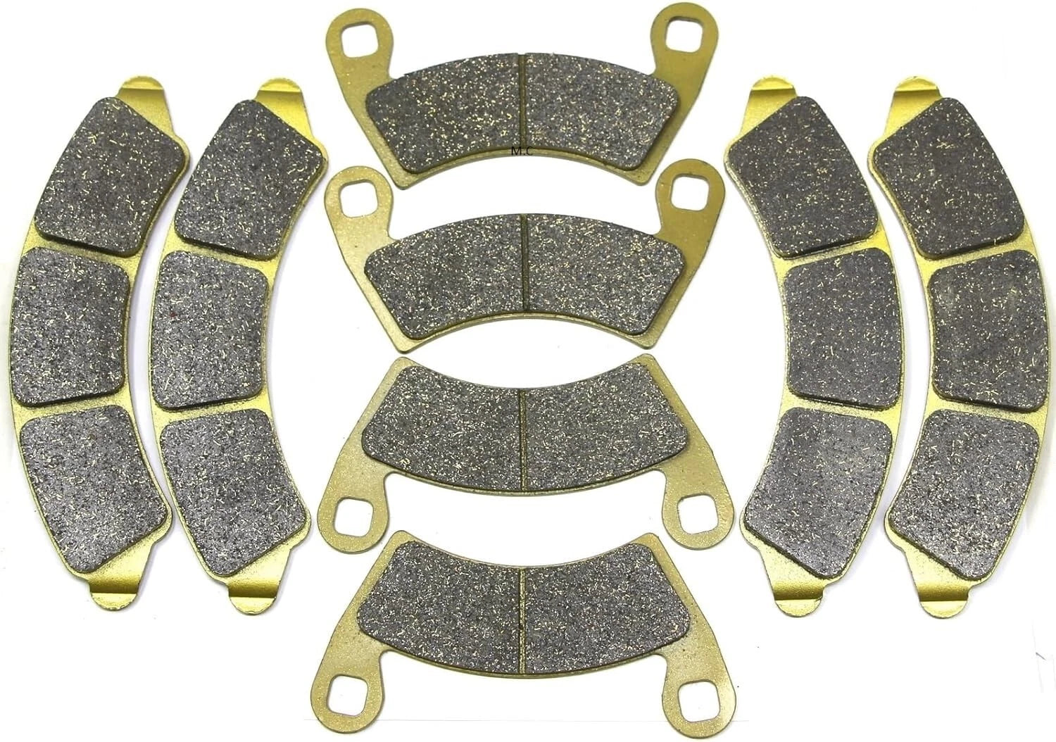 Front Rear Brake Pads for Polaris RZR XP4 Turbo S (2018–2021)