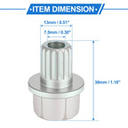 32/16PT Wheel Lock Lug Nut for BMW (Anti Theft Removal Key Socket)