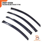 Weather Shield Window Visor Guard for Mazda 3 Sedan (2009-2013)