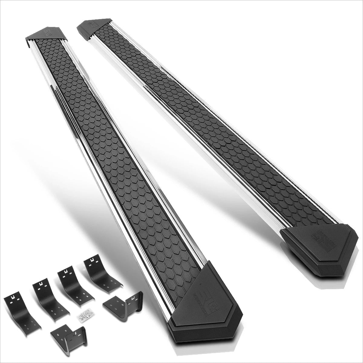 J2 Running Boards for Dodge Ram Crew Cab (2009–2020) - Chrome, 8"