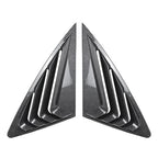 Rear Window Louvers Cover for Audi Q3 F3 Sportback (2019-2024) Carbon Look
