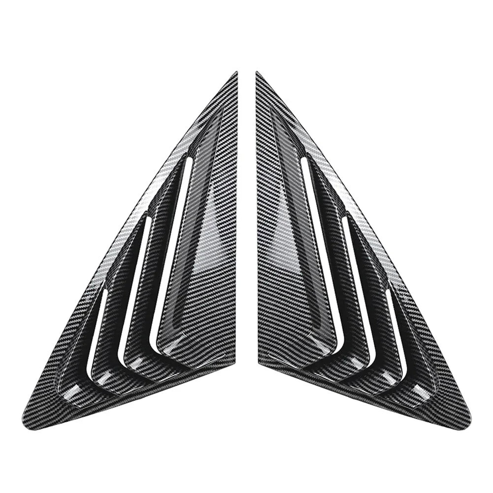 Rear Window Louvers Cover for Audi Q3 F3 Sportback (2019-2024) Carbon Look