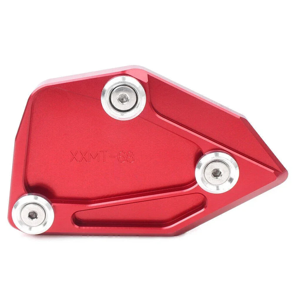Kickstand Foot Side Stand Extension Pad for BMW C650 GT (2012-2016) RED