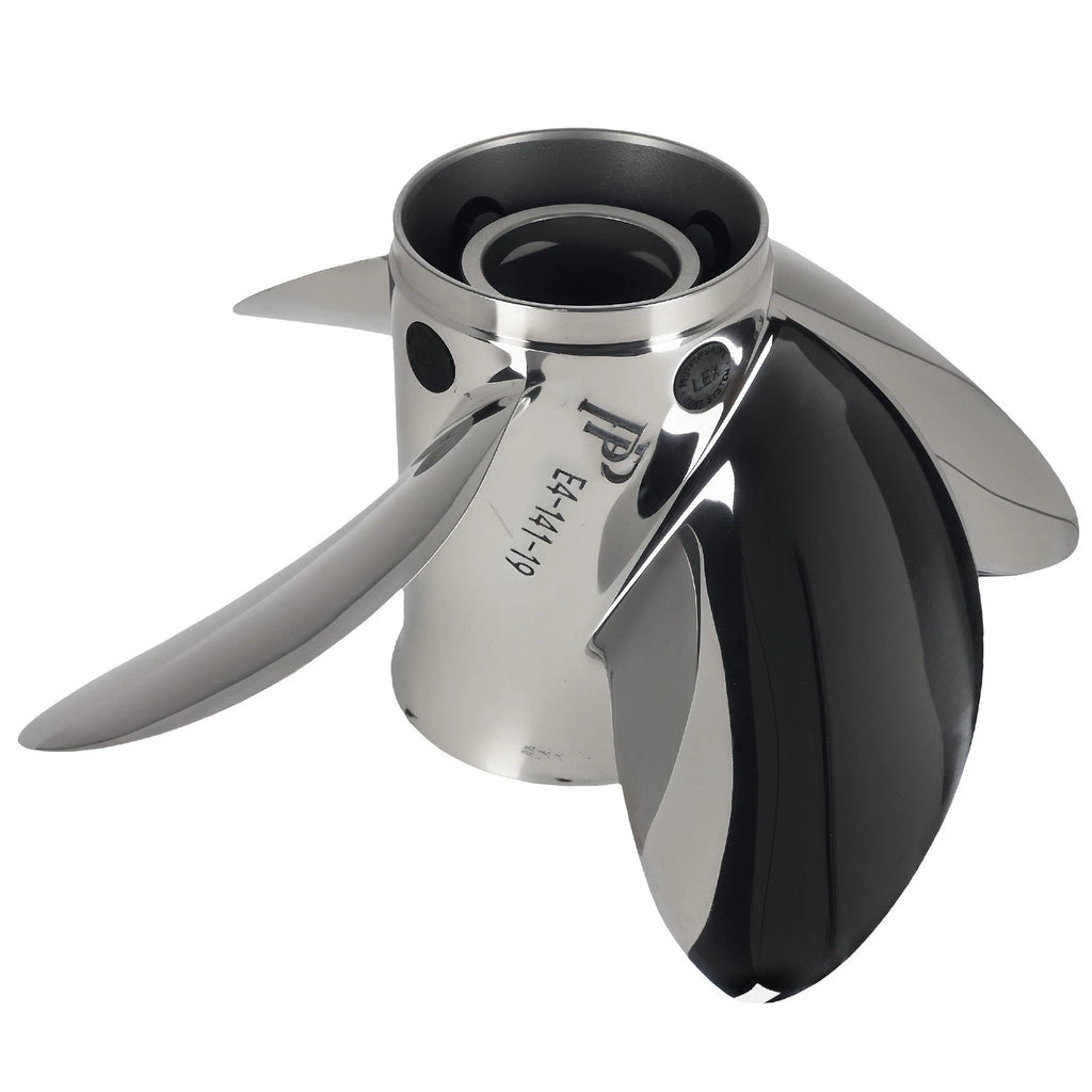 14 1/8x19 Boat Propeller for Rubex HR4 (Stainless Steel, 4 Blade, 9553-141-19)