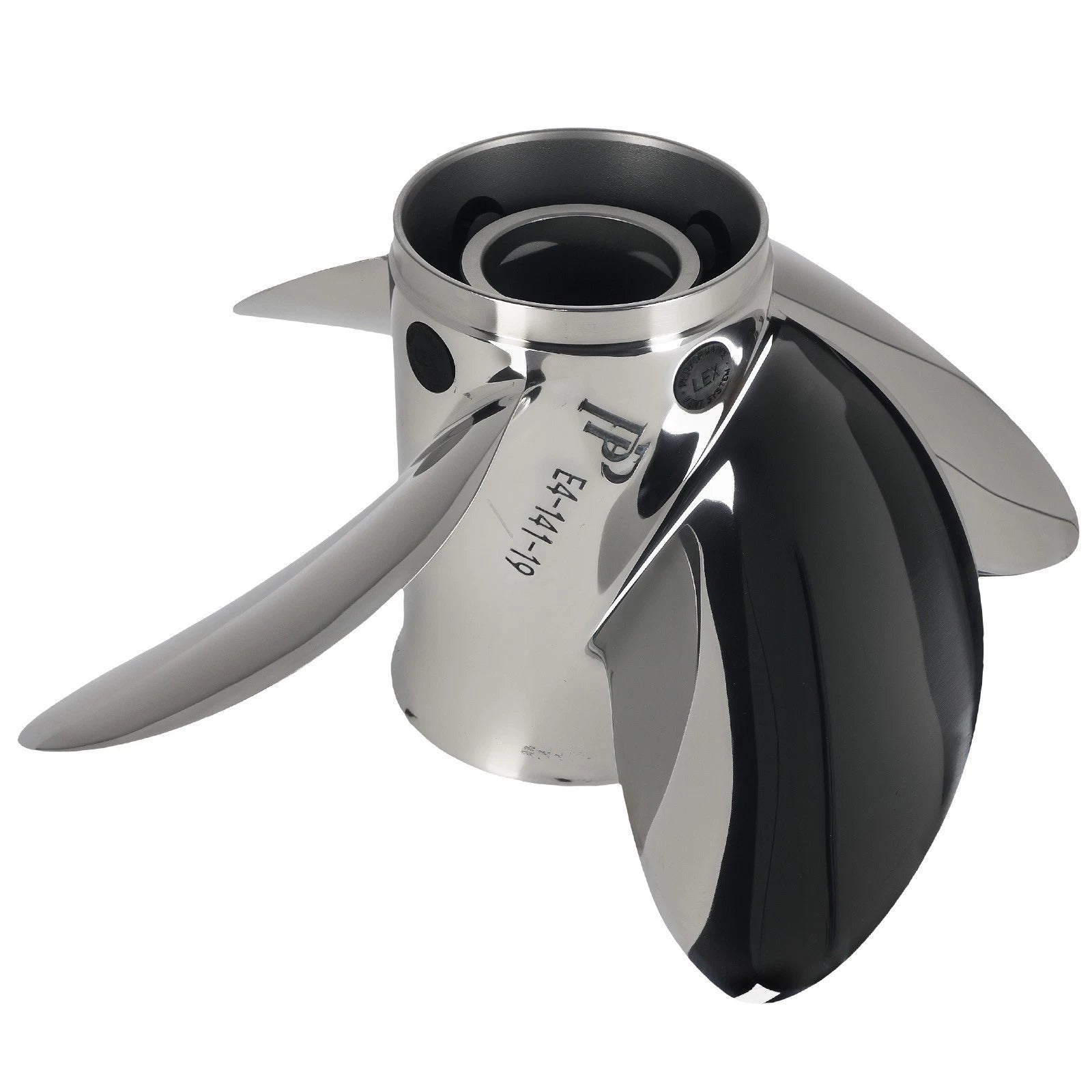 14 1/8x19 Boat Propeller for Rubex HR4 (Stainless Steel, 4 Blade, 9553-141-19)
