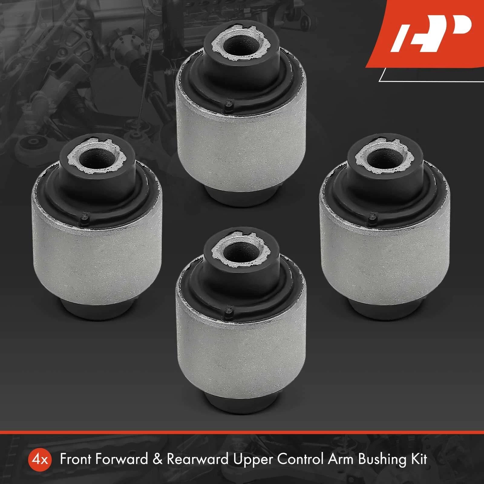 Set of 4 Front Upper Control Arm Bushings for Honda Accord (2003–2007)