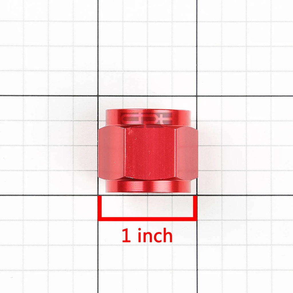 8AN AN-80 Female Thread Tube Nut Fitting Adapter for Automotive Applications