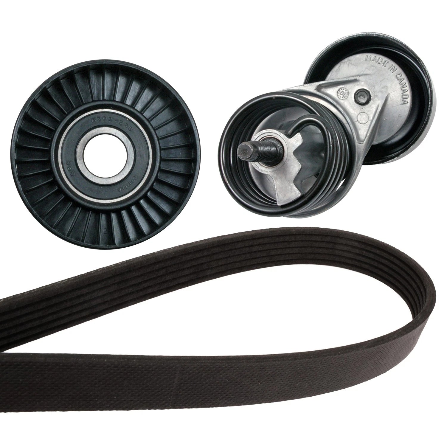 Drive Belt Idler Pulley Tensioner Kit for F-150 F-250 F-350 (1980–1996)