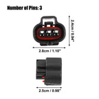 Set of 3 Pin MAP Turbo Sensor Connector Adapter for Toyota 