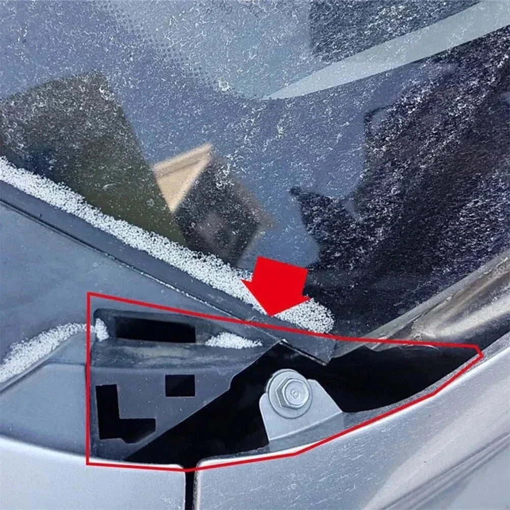 Plastic Black Cover Plate for Front Windshield