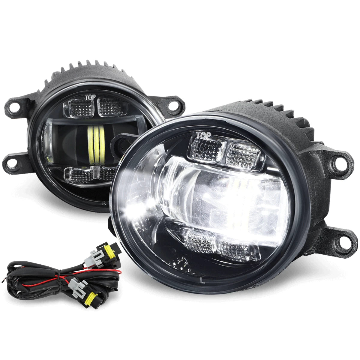 Projector LED Fog Lights for Camry IS250 RAV4 Corolla (2007–2014)
