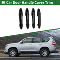 Car Door Handle Cover Trim for Honda Fit Jazz GK5 GP5 2014-2018 Black