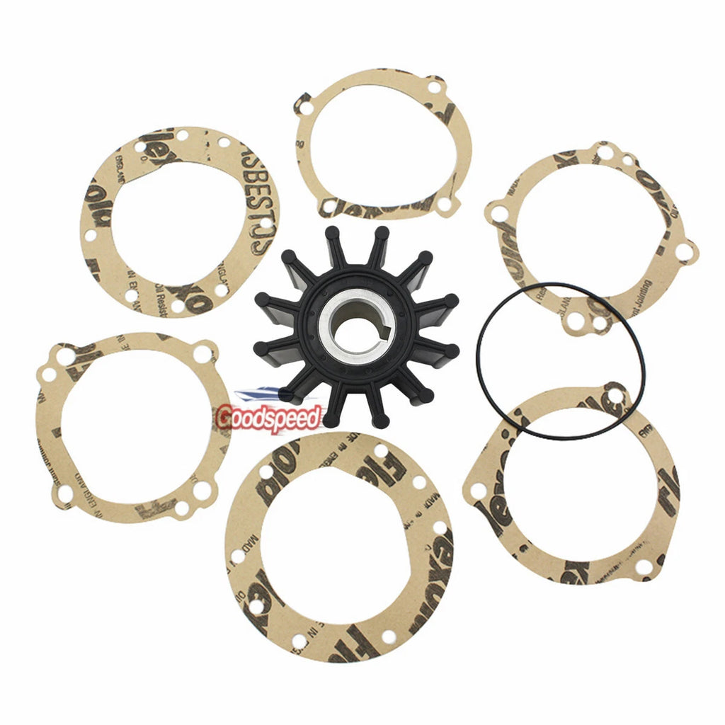 Water Pump Impeller Kit for Sherwood Jabsco Volvo (10615K, 18948-0001, 09-702B)