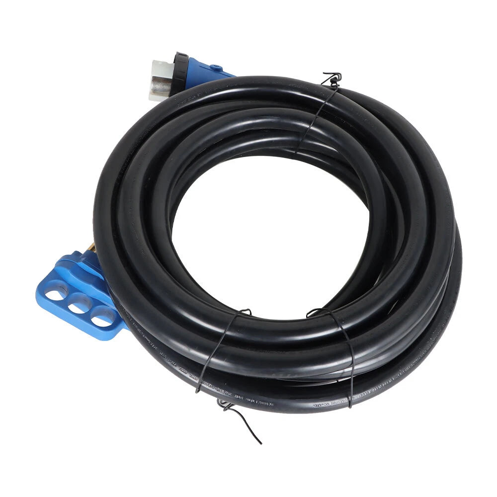25FT 50 Amp Generator Cord with Waterproof Power Inlet Box