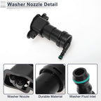 Front Driver Side Headlight Washer Nozzle for Audi A4 (2002–2008) No. 8E0955101G