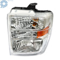 Left Headlight for Ford E150 E250 E350 E450 (2008–2014) Chrome Halogen