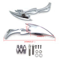 Alloy Arrow Custom Chrome Mirror for Harley Softail FatBoy Sportster