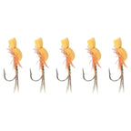 Pack of 5 Floating Dry Fly Baits for Fishing