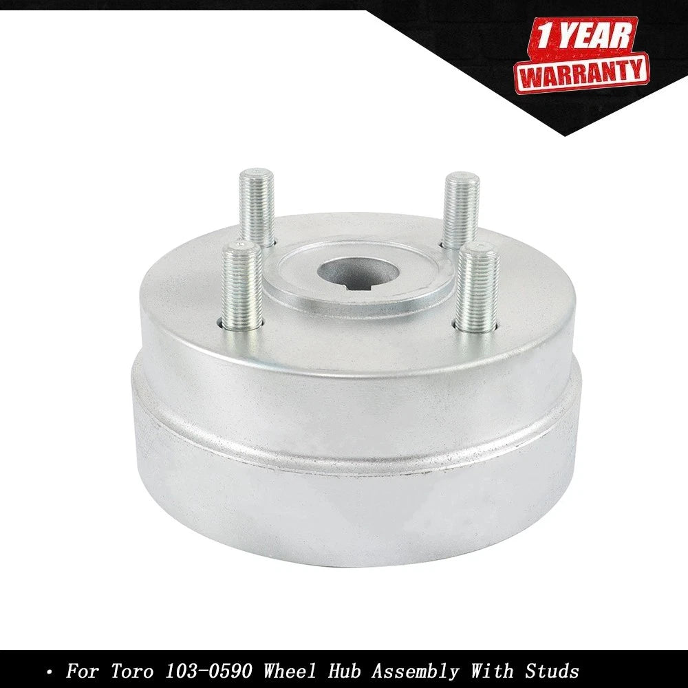 Wheel Hub Assembly with Studs for Toro 74177-74179 (Year Range)