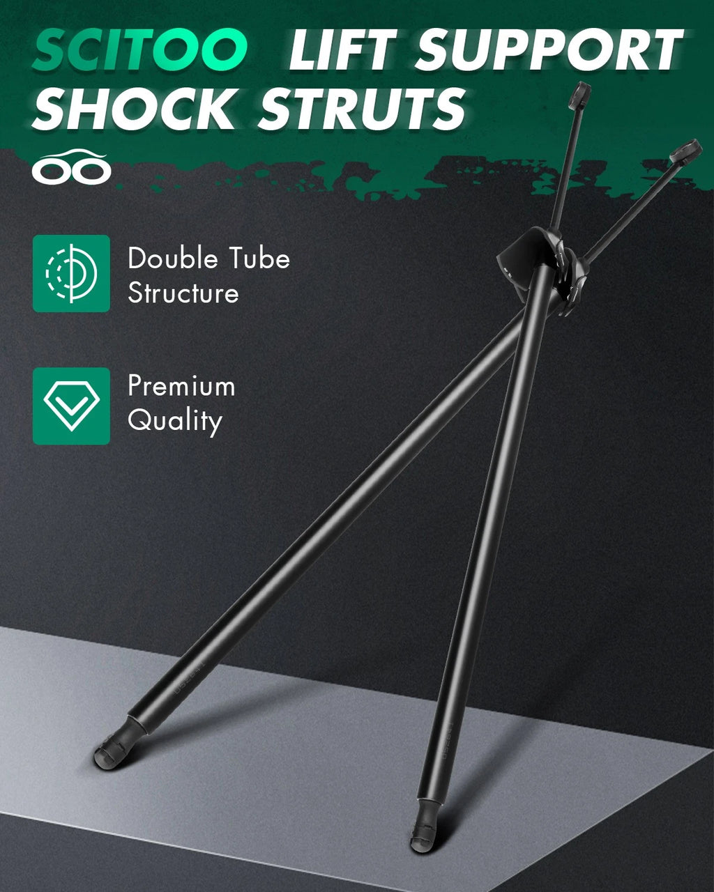 2X Rear Hatch Lift Supports for Chevrolet Camaro (1993–2002)